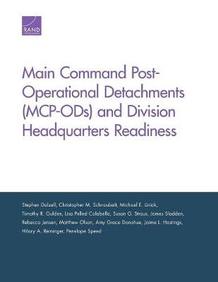 Main Command Post-Operational Detachments (MCP-ODs) and Division  Headquarters Readiness