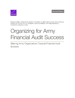 Organizing for Army Financial Audit Success: Steering Army Organizations Toward Financial Audit Success