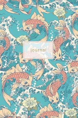 Journal: Japanese Koi Fish Design Notebook 120-Page