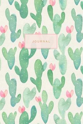Journal: Pretty Cactus Notebook - 120-Page Lined Journal