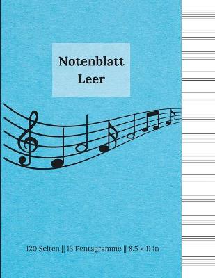 Notenblatt Leer