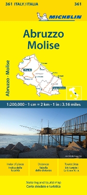 Abruzzo & Molise - Michelin Local Map 361