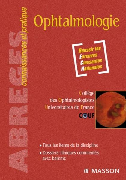 Ophtalmologie: Avec acces a la specialite sur le site e-ecn.com