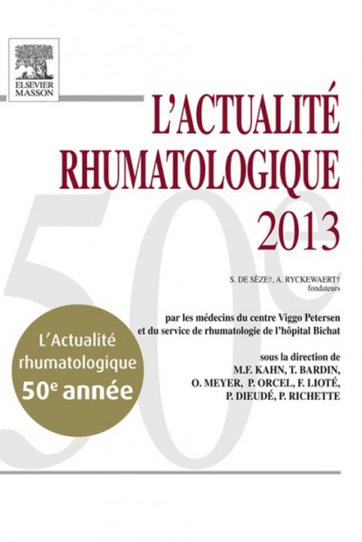 L''actualitÃ© rhumatologique 2013