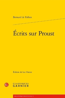 Ecrits Sur Proust