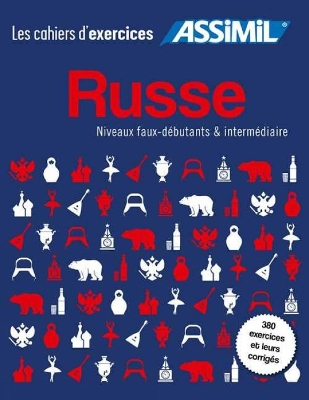 Coffret Cahiers d'exercices RUSSE: faux débutants plus intermédiaire