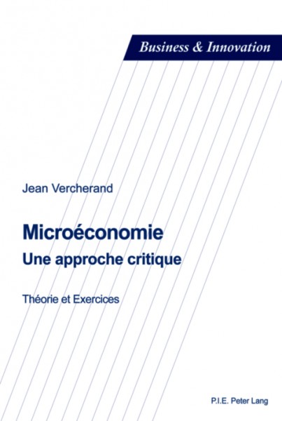 MicroÃ©conomie: Une approche critique - Theorie et exercices