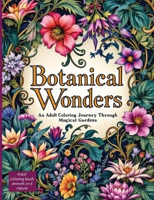 Botanical Wonders: Discover Enchanting Flora, Mythical Creatures, and Nature's Hidden Secrets  in the intricate plant coloring pages in this Botanical coloring book for adults