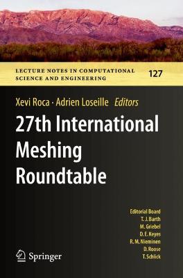 27th International Meshing Roundtable 2019 ed.
