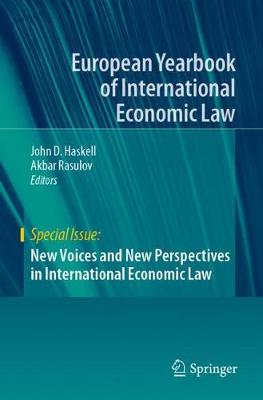 New Voices and New Perspectives in International Economic Law 2020 ed.