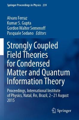 Strongly Coupled Field Theories for Condensed Matter and Quantum Information  Theory: Proceedings, International Institute of Physics, Natal, Rn, Brazil, 221  August 2015 2020 ed.