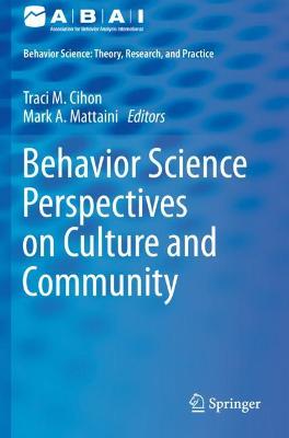 Behavior Science Perspectives on Culture and Community 2020 ed.
