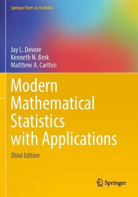 Modern Mathematical Statistics with Applications 3rd ed. 2021