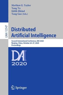 Distributed Artificial Intelligence: Second International Conference, DAI 2020, Nanjing, China, October 24-27, 2020, Proceedings