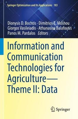 Information and Communication Technologies for AgricultureTheme II: Data 2022 ed.