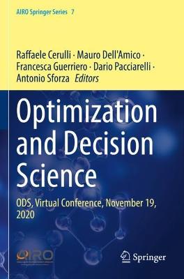 Optimization and Decision Science: ODS, Virtual Conference, November 19, 2020 2021 ed.