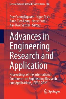Advances in Engineering Research and Application: Proceedings of the International Conference on Engineering Research and Applications, ICERA 2021
