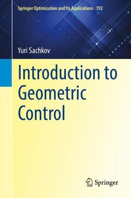 Introduction to Geometric Control 1st ed. 2022