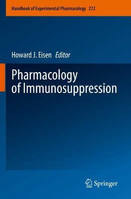 Pharmacology of Immunosuppression 1st ed. 2022