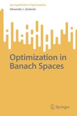 Optimization in Banach Spaces 1st ed. 2022