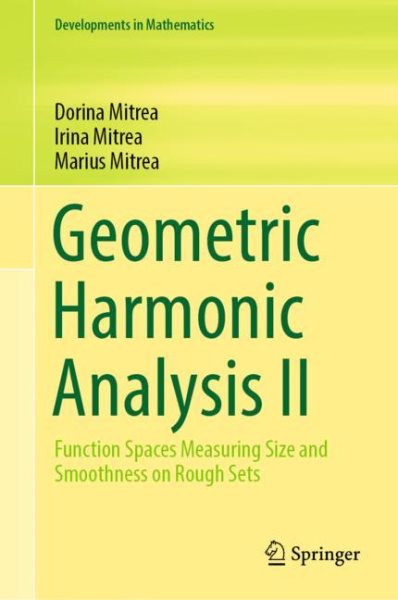Geometric Harmonic Analysis II: Function Spaces Measuring Size and Smoothness on Rough Sets 2022 ed.
