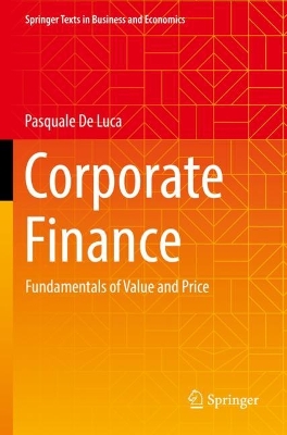 Corporate Finance: Fundamentals of Value and Price 2023 ed.