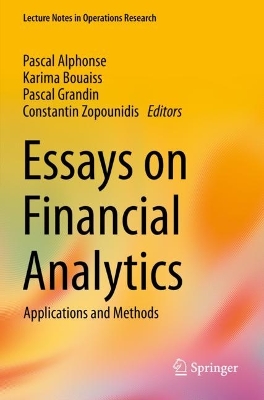 Essays on Financial Analytics: Applications and Methods 2023 ed.