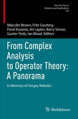 From Complex Analysis to Operator Theory: A Panorama: In Memory of Sergey Naboko 2023 ed.