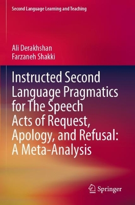 Instructed Second Language Pragmatics for The Speech Acts of Request,  Apology, and Refusal: A Meta-Analysis 2023 ed.