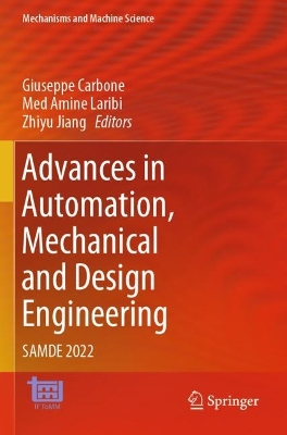 Advances in Automation, Mechanical and Design Engineering: SAMDE 2022 2023 ed.
