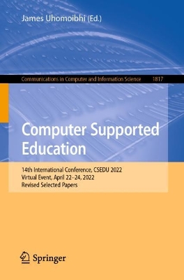 Computer Supported Education: 14th International Conference, CSEDU 2022, Virtual Event, April 22-24, 2022, Revised Selected Papers