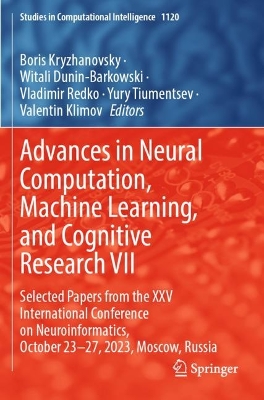Advances in Neural Computation, Machine Learning, and Cognitive Research VII: Selected Papers from the XXV International Conference on Neuroinformatics,  October 23-27, 2023, Moscow, Russia