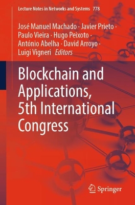 Blockchain and Applications, 5th International Congress 1st ed. 2023