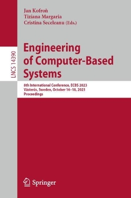 Engineering of Computer-Based Systems: 8th International Conference, ECBS 2023, Vasteras, Sweden, October 16-18, 2023, Proceedings