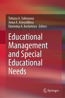Educational Management and Special Educational Needs 2024 ed.
