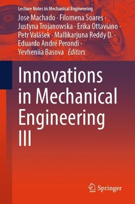 Innovations in Mechanical Engineering III 2024 ed.