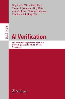 AI Verification: First International Symposium, SAIV 2024, Montreal, QC, Canada, July 22-23, 2024, Proceedings