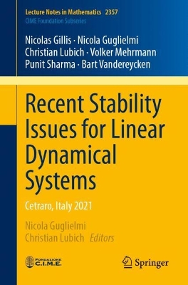 Recent Stability Issues for Linear Dynamical Systems: Cetraro, Italy 2021 2024 ed.