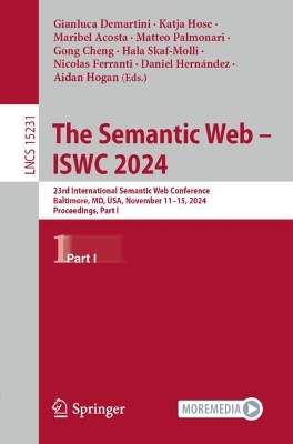 Semantic Web - ISWC 2024: 23rd International Semantic Web Conference, Baltimore, MD, USA, November 11-15, 2024, Proceedings, Part I