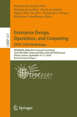 Enterprise Design, Operations, and Computing. EDOC 2024 Workshops                                                                             : iRESEARCH, MIDas4CS, Doctoral Consortium, Joint CBI-EDOC Forum and Other Joint CBI-EDOC Events, Vienna, Austria, September 10-13, 2024, Revised Selected Papers
