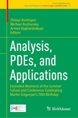 Analysis, PDEs, and Applications: Extended Abstracts of the Summer School and Conference Celebrating Martin  Grigoryan's 70th Birthday