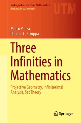 Three Infinities in Mathematics: Projective Geometry, Infinitesimal Analysis, Set Theory