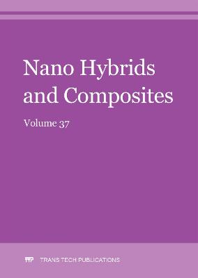 Nano Hybrids and Composites Vol. 37