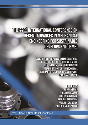 22nd International Conference on Recent Advances in Mechanical Engineering  for Sustainable Development (ISME)