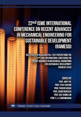 22nd ISME International Conference on Recent Advances in Mechanical  Engineering for Sustainable Development (RAMESD)