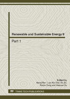 Renewable and Sustainable Energy II