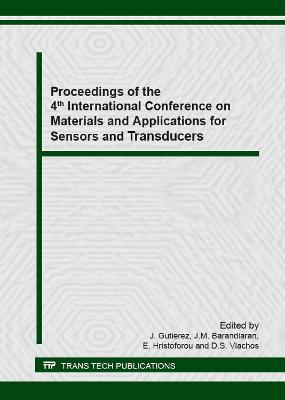 Proceedings of the 4th International Conference on Materials and  Applications for Sensors and Transducers