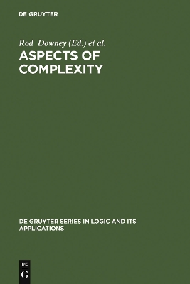 Aspects of Complexity: Minicourses in Algorithmics, Complexity and Computational Algebra.  Mathematics Workshop, Kaikoura, January 7-15, 2000 Reprint 2010