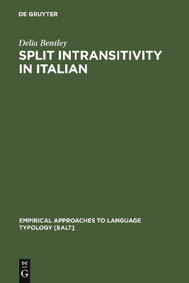 Split Intransitivity in Italian Reprint 2011