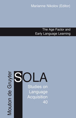 Age Factor and Early Language Learning